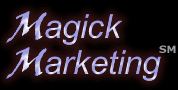 Magick Marketing Home page.